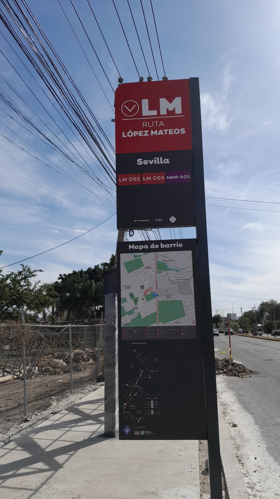 Señalización Parabus López Mateos